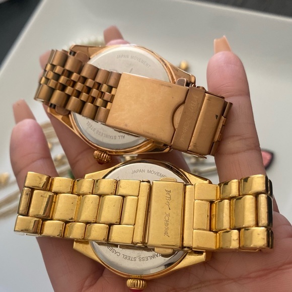 Betsey Johnson & Juicy Couture Watch Necklace Bracelet Bundle - Picture 4 of 4